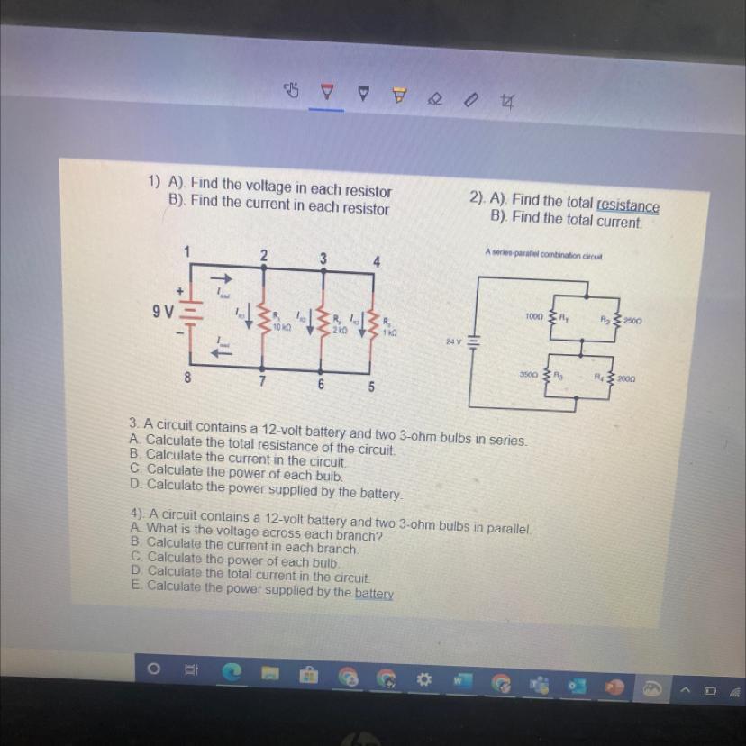 The answer to these please 