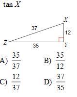 Find the value of each trigonometric ratio.