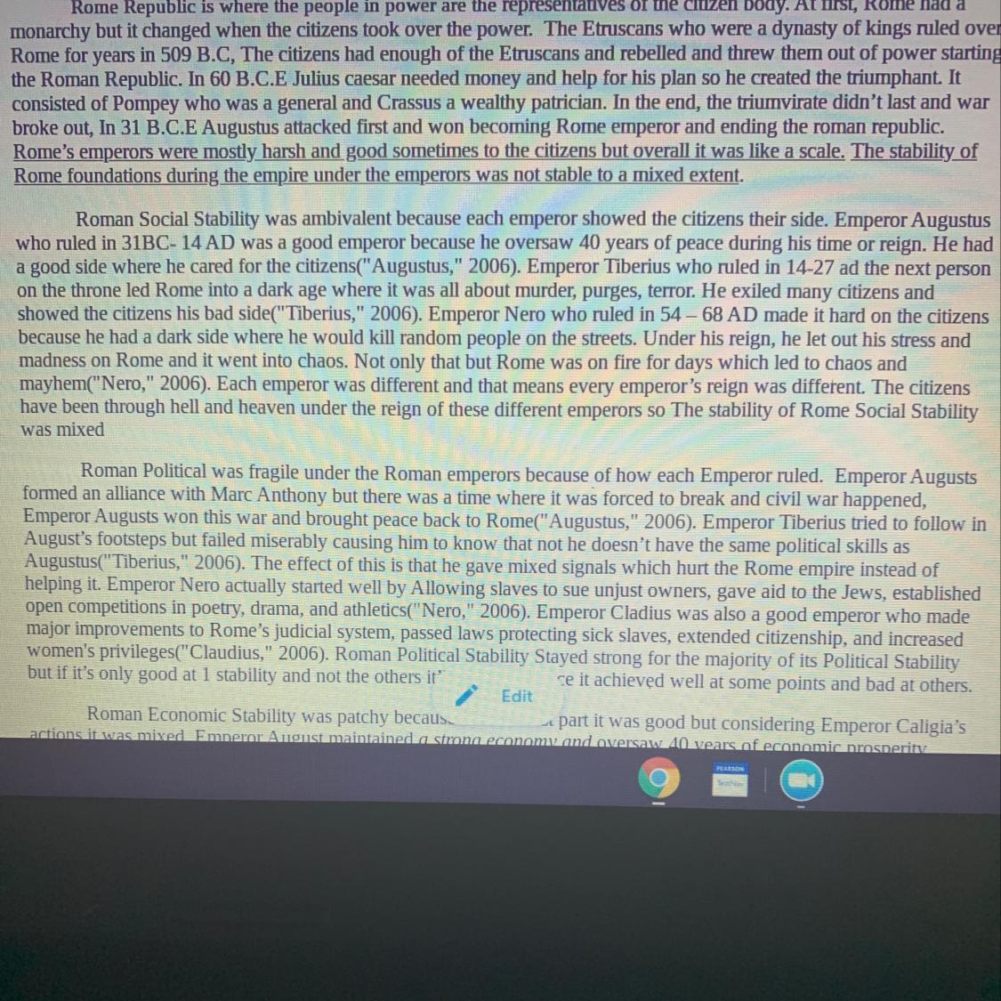 Is my first 3 body paragraphs good? I dindt know how to add the 2nd part to it but I posted the last