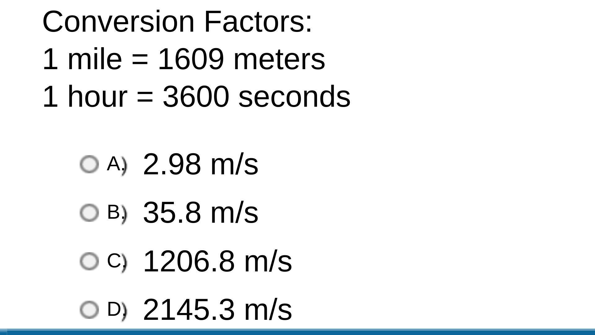 WILL GIVE BRAINLIEST FOR FIRST ANSWER!In some sparsely populated areas of the United States, the speed