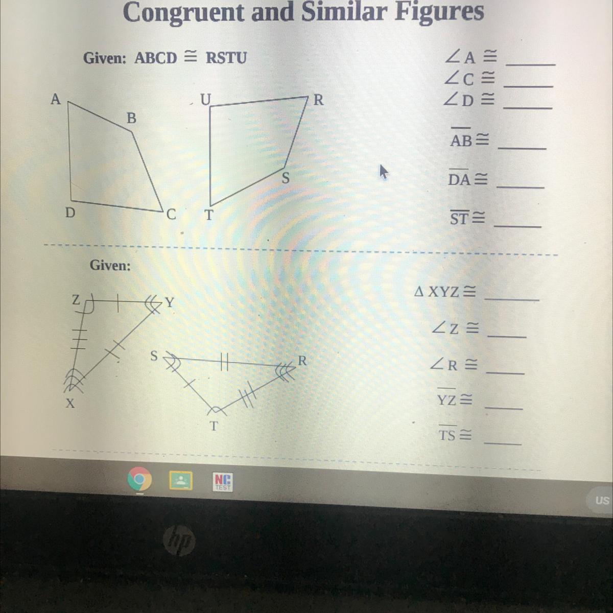 Congruent and similar figures need help Ill cash app anyone who does my math work $10 for 2 assignments