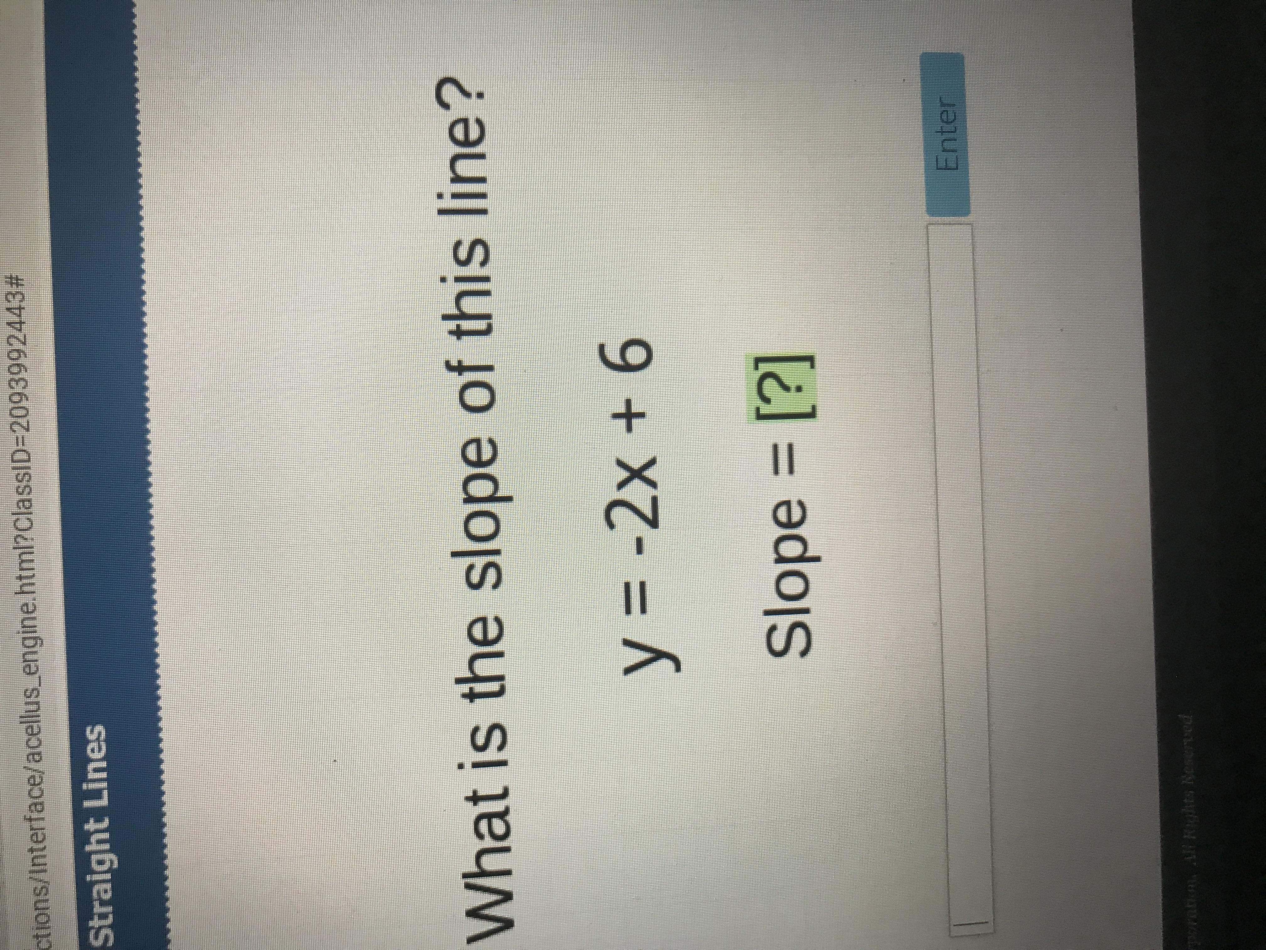 What Is The Slope Of This Line