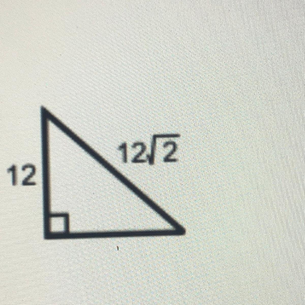PLEASE HELP ME ASAP?!?!Find The Length Of The Missing Side. Simplify All Radicals. Please Show Explanation!