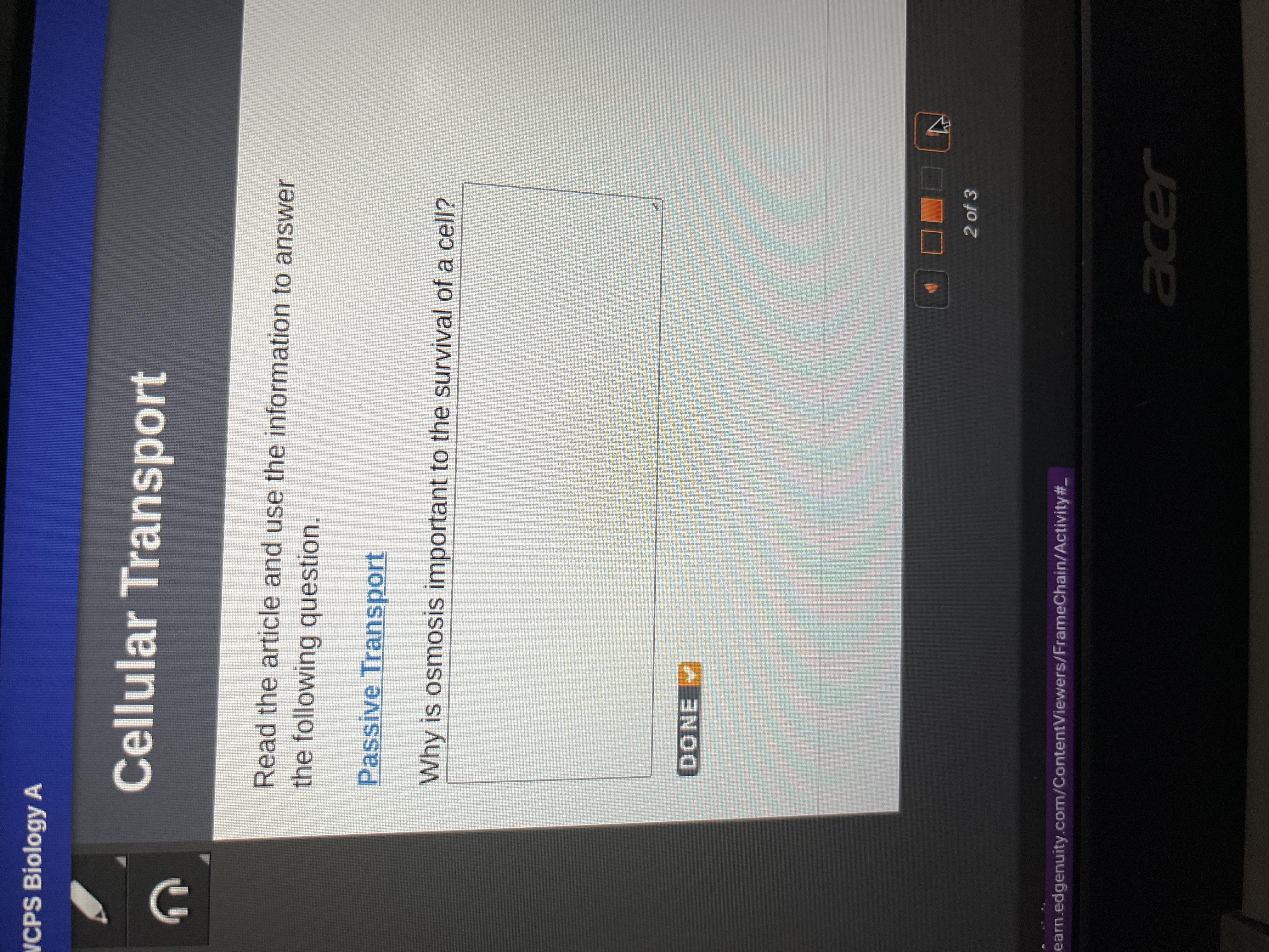 Why Is Osmosis Important To The Survival Of A Cell