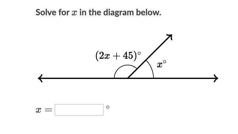 Solve For X In The Diagram Below.