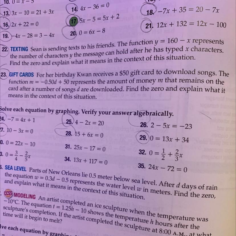 Pleaseee I need help #22 and #23 