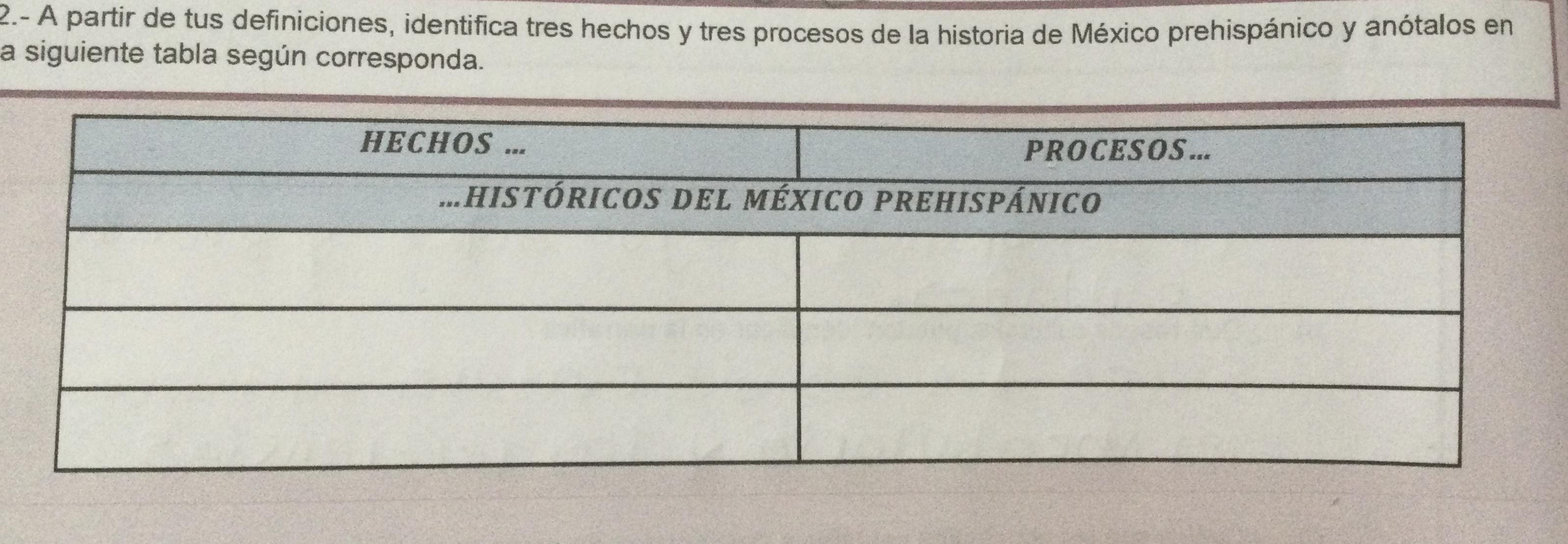 8TH GRADE HISTORY PLS HELPTranslation: Facts Process History of prehispanic Mexico