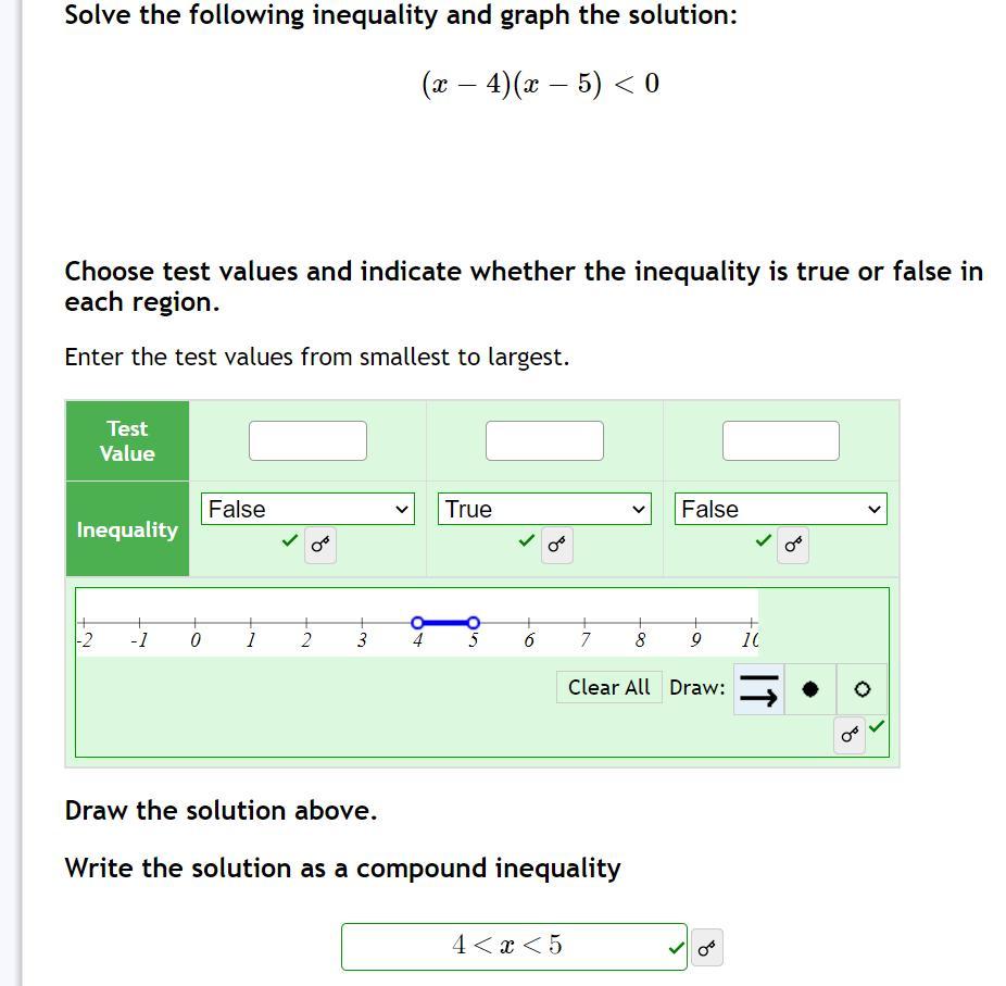 See question in screenshot below:I just need the 3 test values!