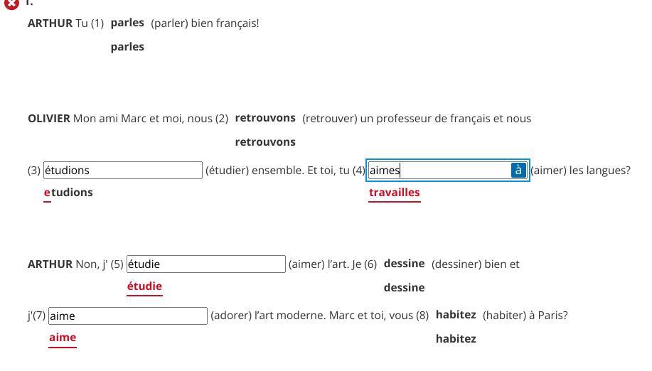 I need help with my french assignment, I can't seem to get the right answer need outside help.