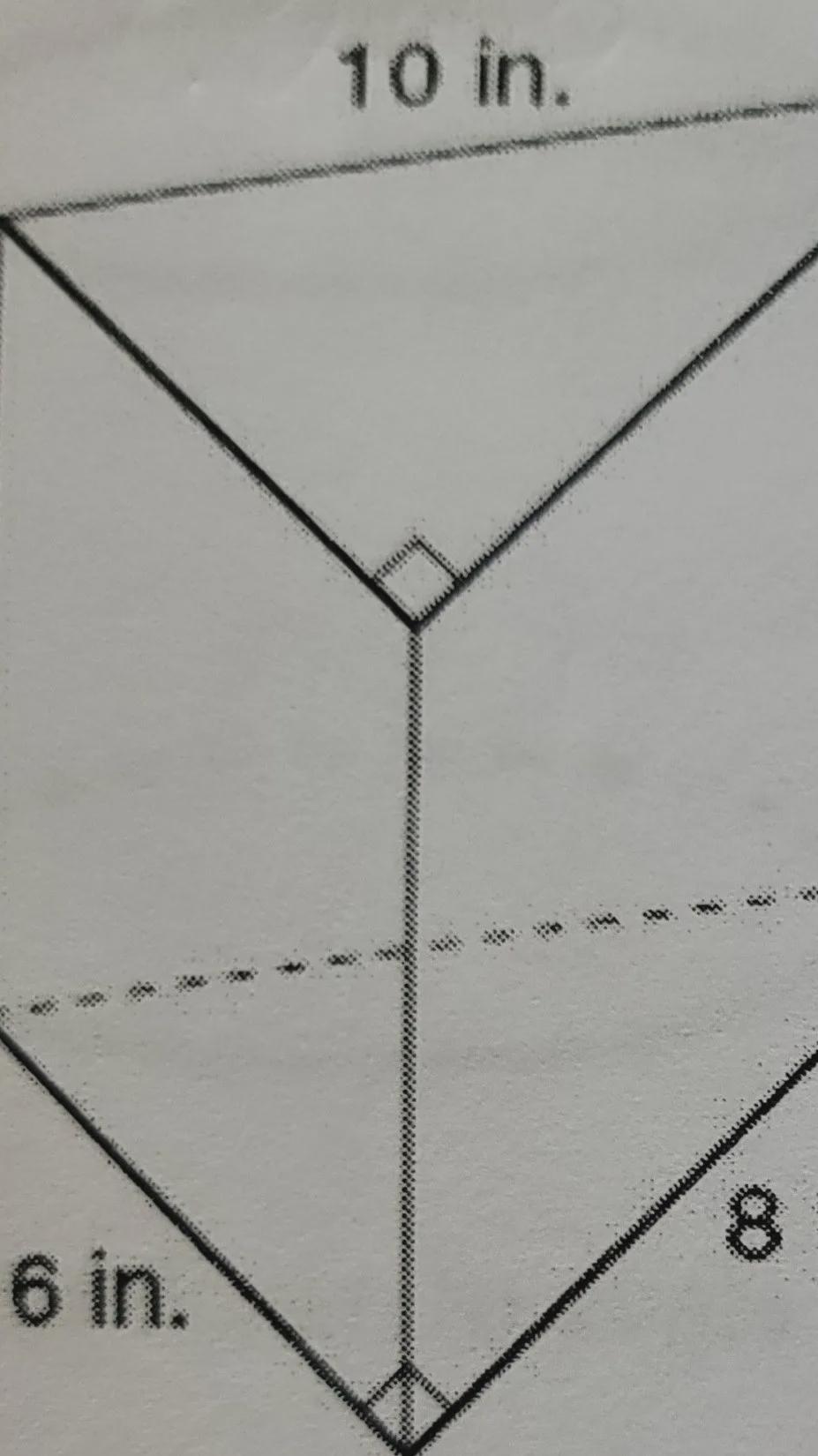  the volume of the prism below is 264 in3. what is the height of the prism