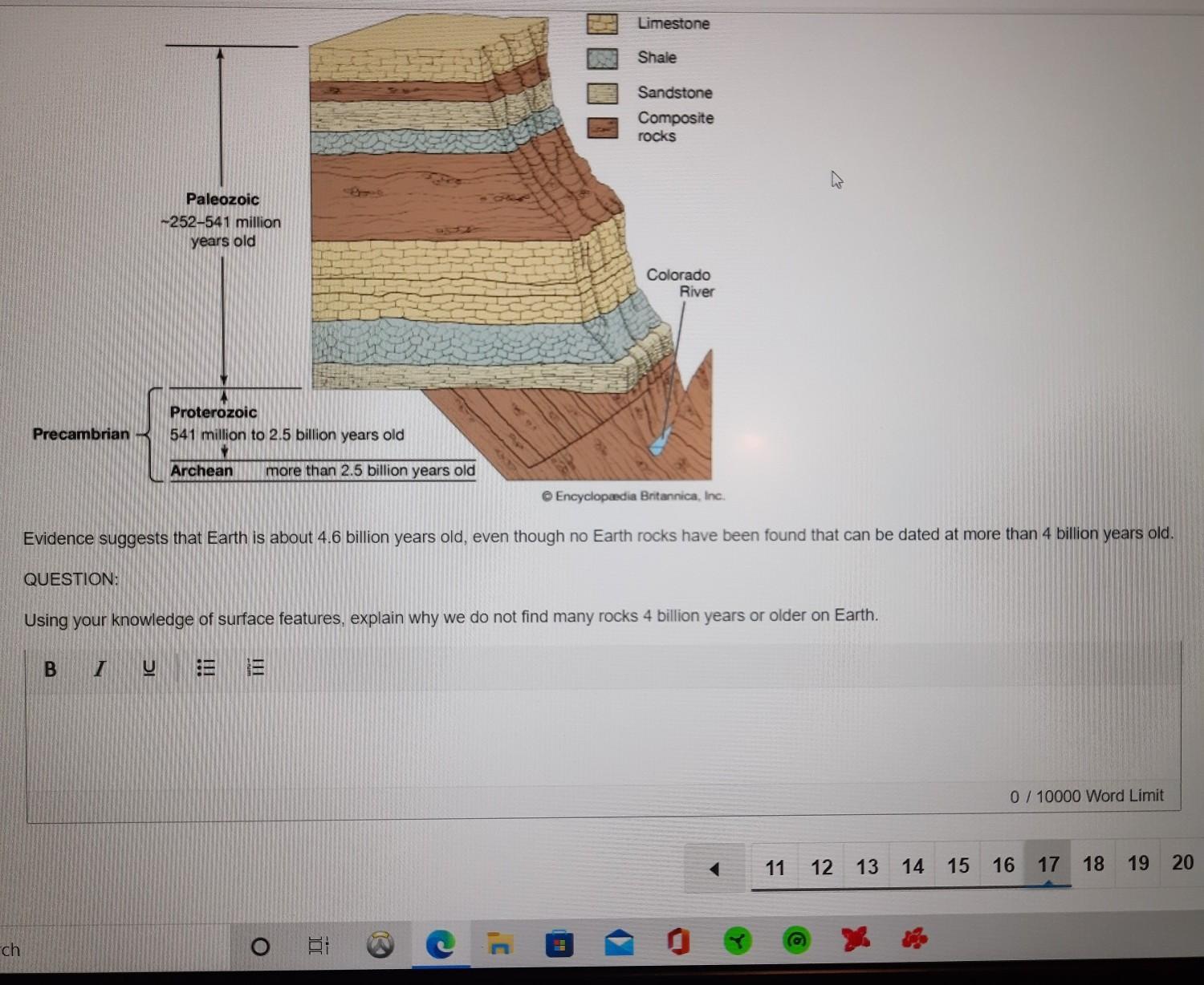 Please Put In Your Own Words (Geology)