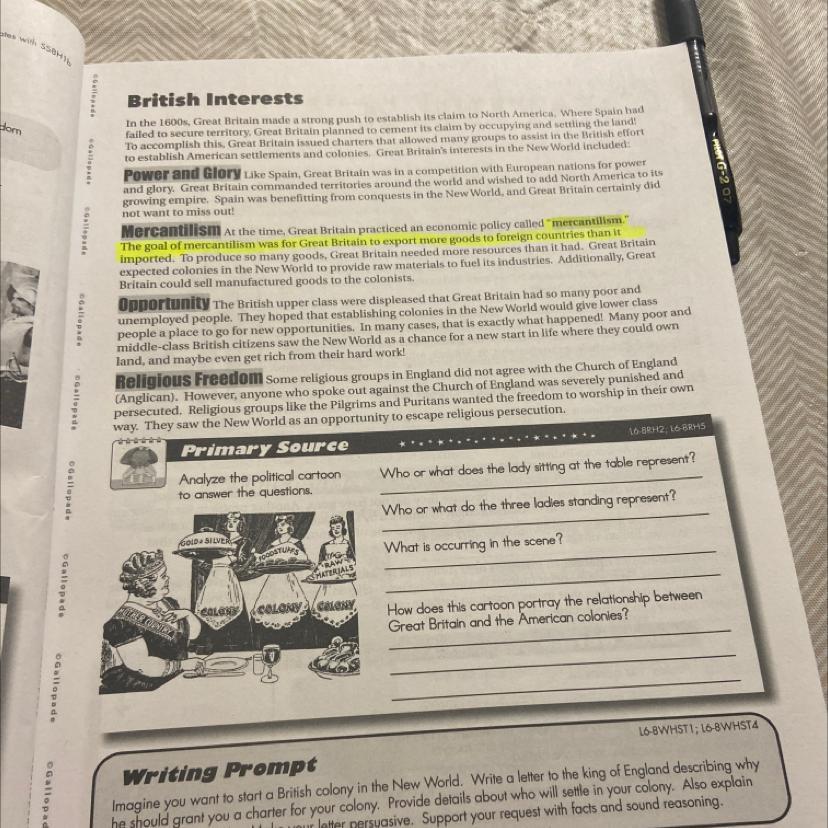 OGallopadeGallopPrimary SourceAnalyze the political cartoonto answer the questions.GOLD SILVERDECOKMOTHER