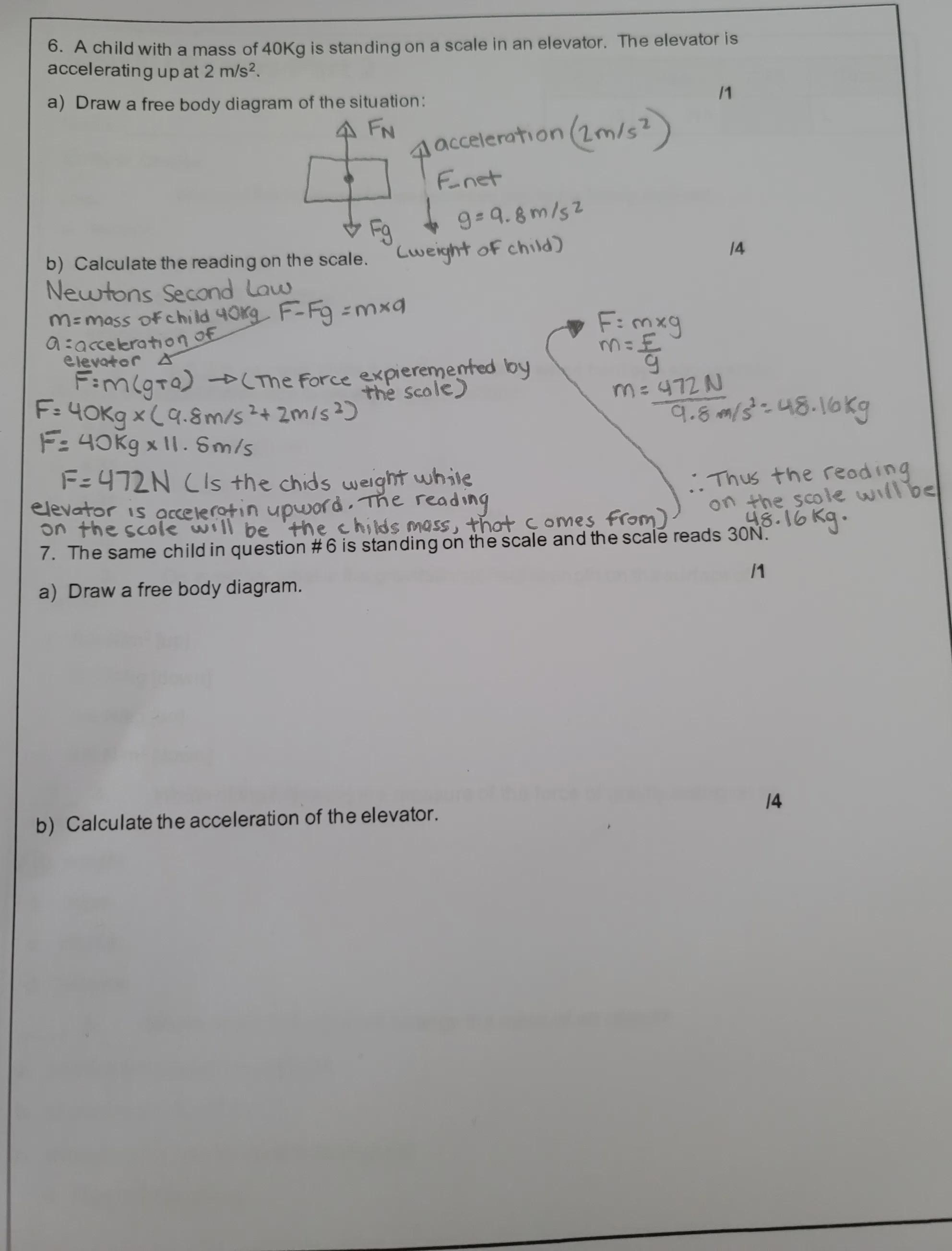 hello I need help with question 7 a and b please 