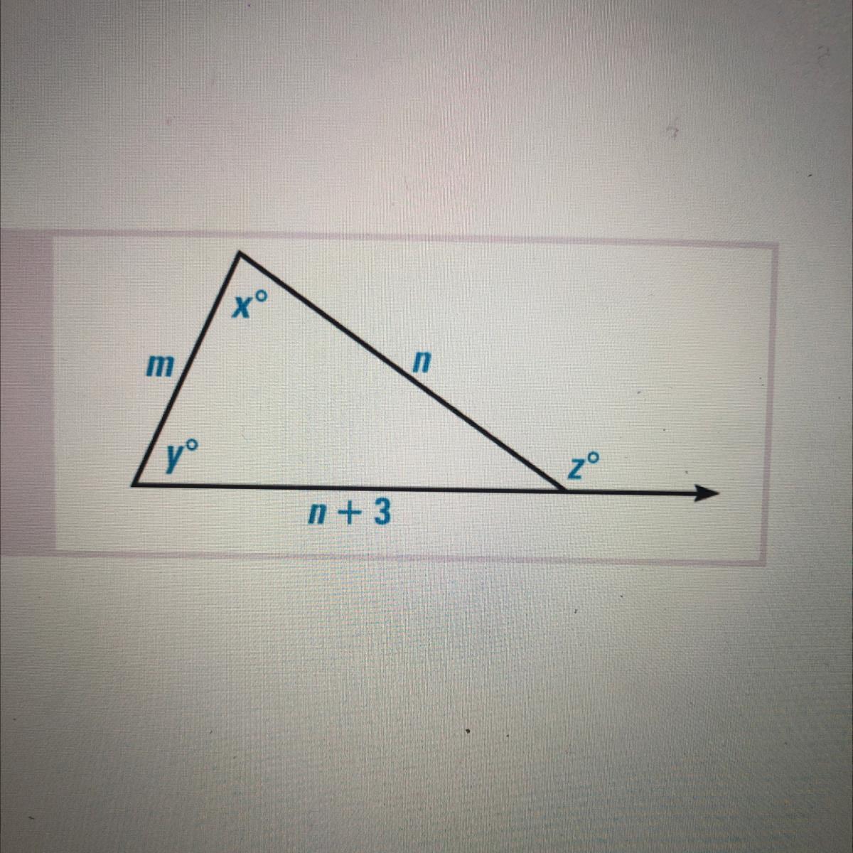 PLEASE HELP ASAP! Which of the following statements is true ?x &gt; zx &lt; zx = z