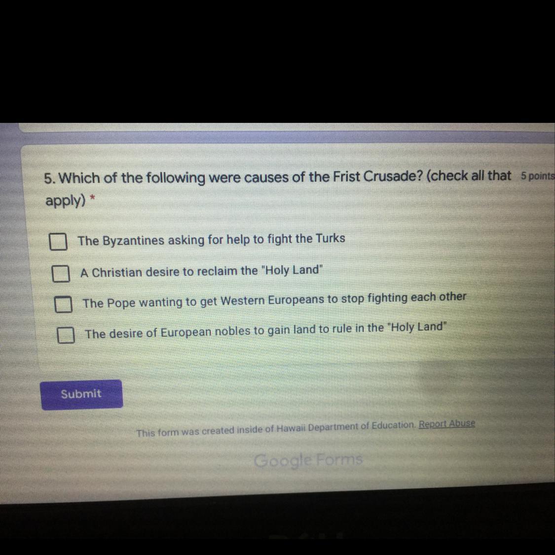 Check all that apply 