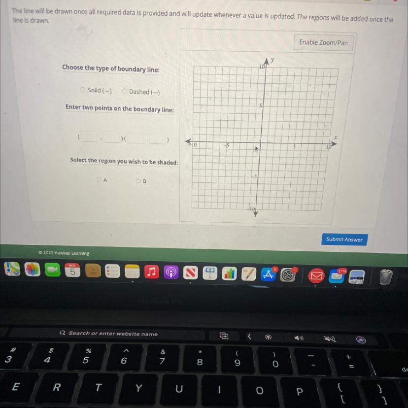 Solve the system of two linear inequalities graphically. Graph the solution set of the first linear inequality.