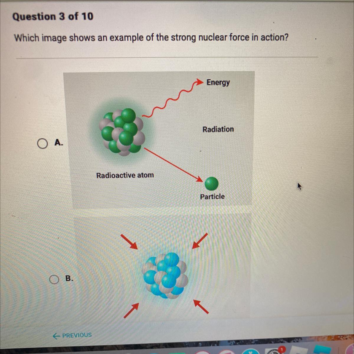 Which Image Shows An Example Of The Strong Nuclear Force In Action?