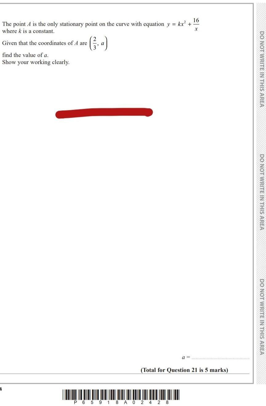 Need help solving this question