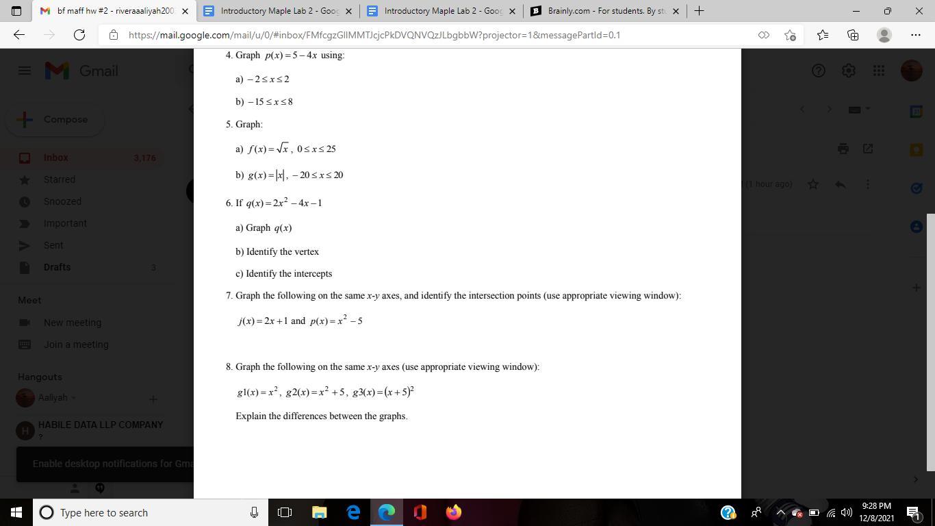 Hello, I Need Help With Question 6 Please! It Is A Function.