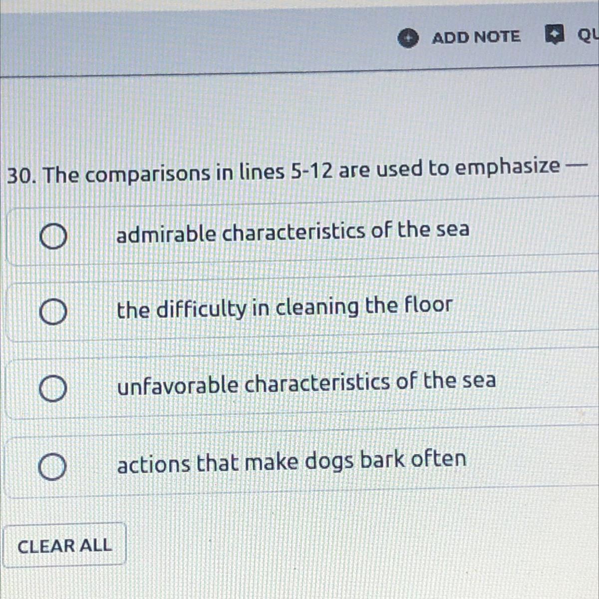 the comparison in lines 5-12 are used to emphasize 