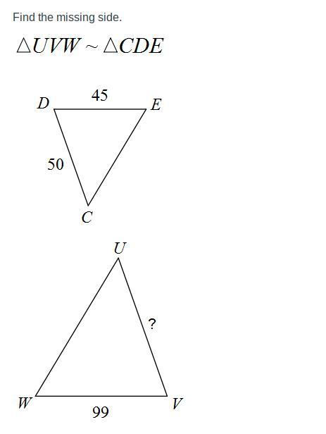 find the missing side