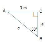 ******WHO ANSWERS WILL BE MARK AS BRAINLIEST****** Which equation can be used to solve for a? tan50=a/3