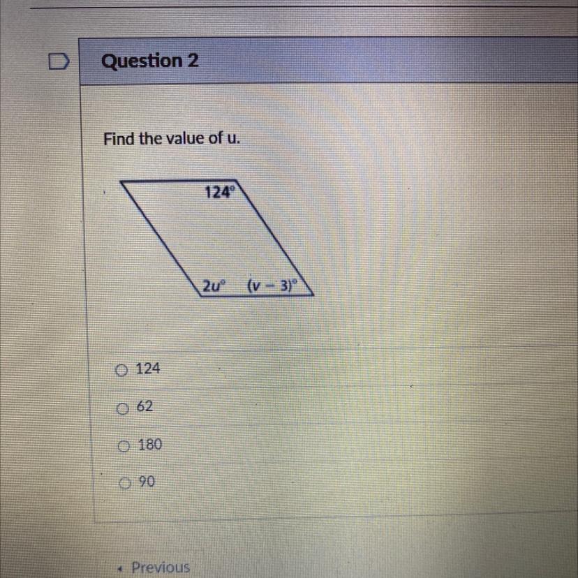 Please I Need Help. Find The Value Of U.