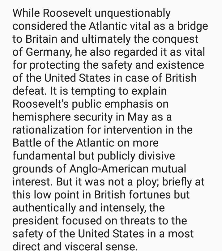What is the meaning of " It is tempting to explain Roosevelts public emphasis on hemisphere security