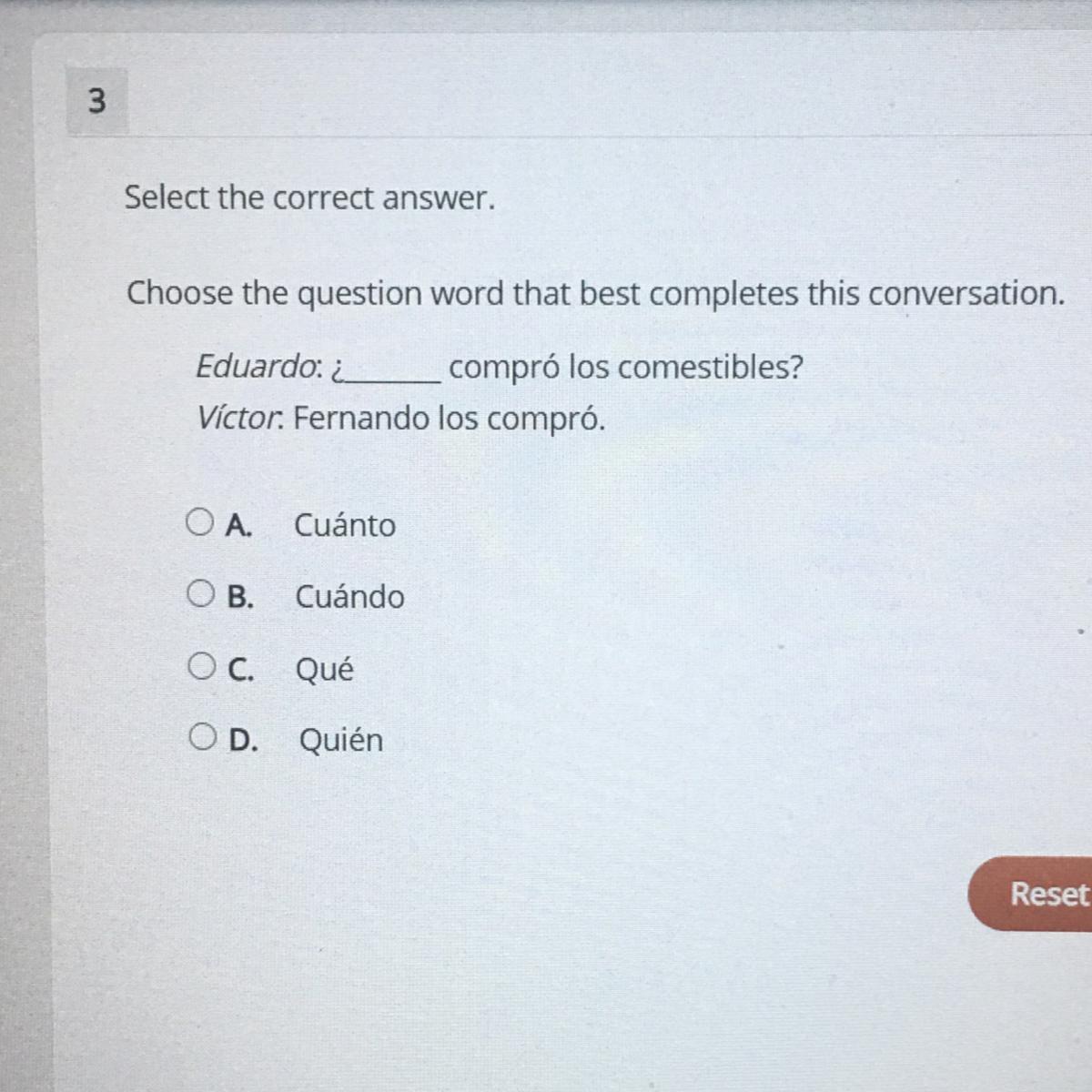 Does Anyone Speak Spanish And Can Help Me With This Please? :D 