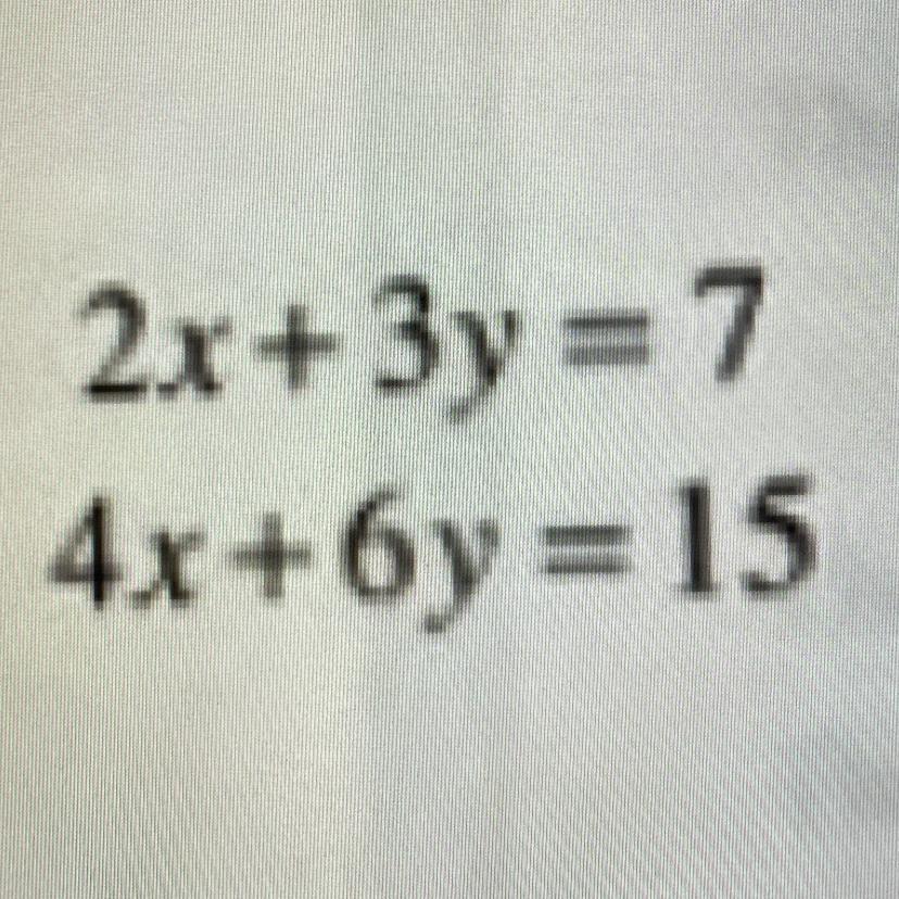 Solve the system of equations using the method of elimination by addition 