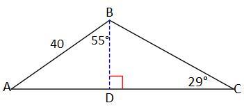 a. Find the measure of angle A. b. Find the measure of angle CBD. c. Find the measure of AD. d. Find