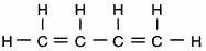 Which structural formula represents a member of the alkene series?