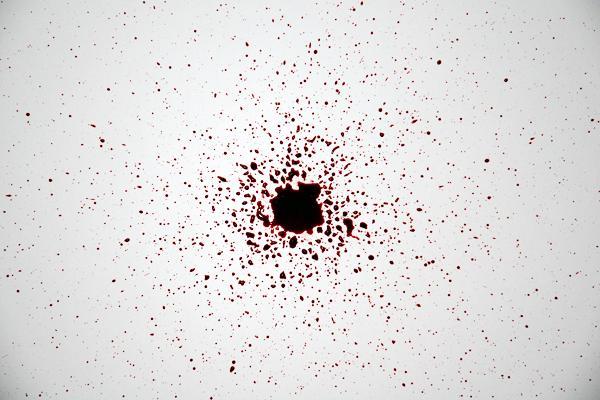The Bloodstain Above Is Unique And Should Be Immediately Identifiable To A Forensic Blood Spatter Technician.