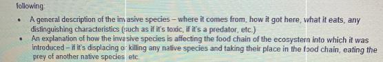 The topic is the invasive species Kudzu My practice for us to review is in the pic, answer these in a