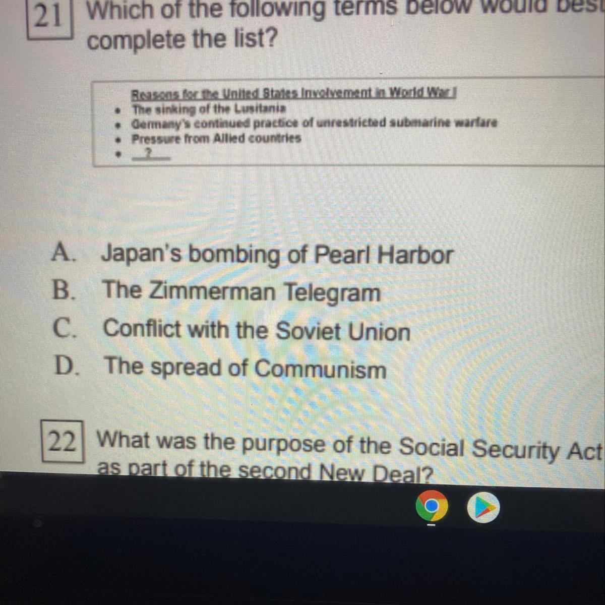 HURRY!!! Need Help . Which Of The Following Terms Below Would Best Complete The List . A. B. C. D