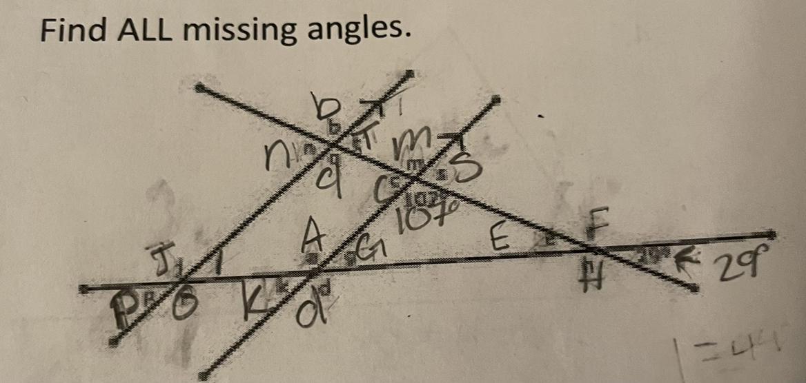 PLEASEEE HELPPPFind ALL missing angles.will give brainly