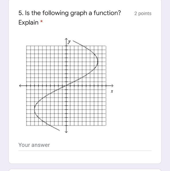 Please help Precalc 1. Is this a function and if so or not why. I will mark brainlist to who ever gives