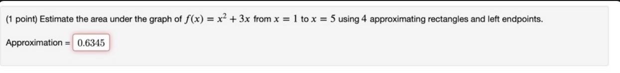 Estimate the area under the curve. Answer to the nearest integer.