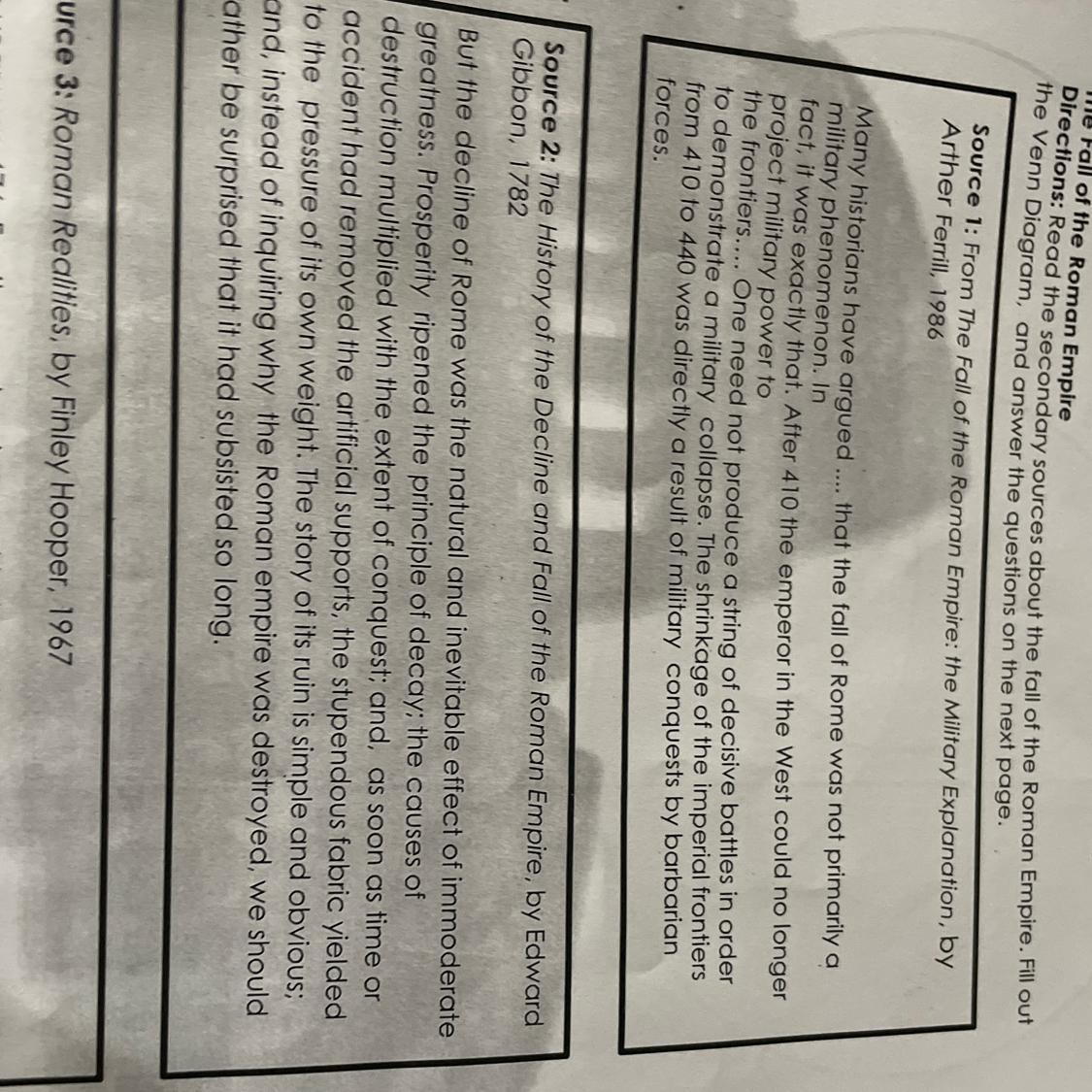 pick one of the reasons in either source 1 or 2. Do you think there is a danger of this happening to