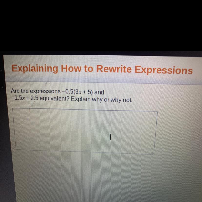 Are they Equivalent why or why not?