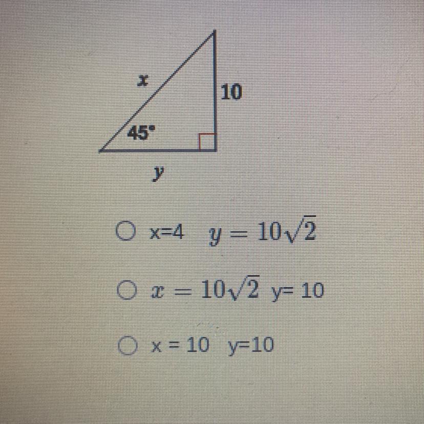 please help me !! find the missing sides 