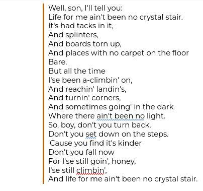 What Advice Is The Mother Giving To Her Son In This Poem? Why? In Your Response Write At Least 100 Words.