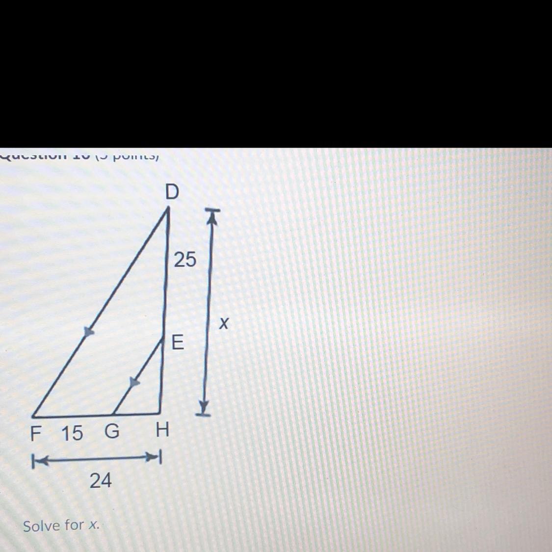 Solve for xA) 42B) 40C) 45D) 38