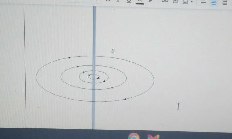 a long straight wire is carrying a constant-current that includes a magnet field B magnet magnetic field