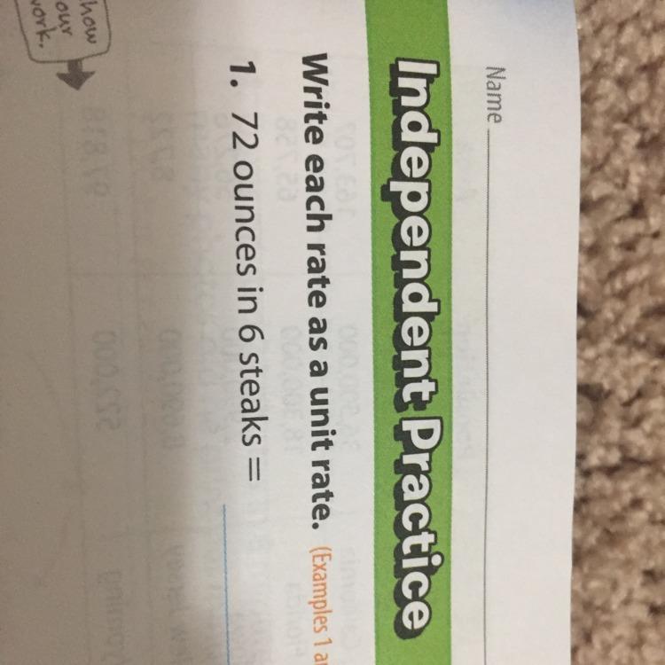 72 ounces in 6 steaks