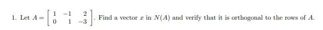 Linear Algebra, show steps please.