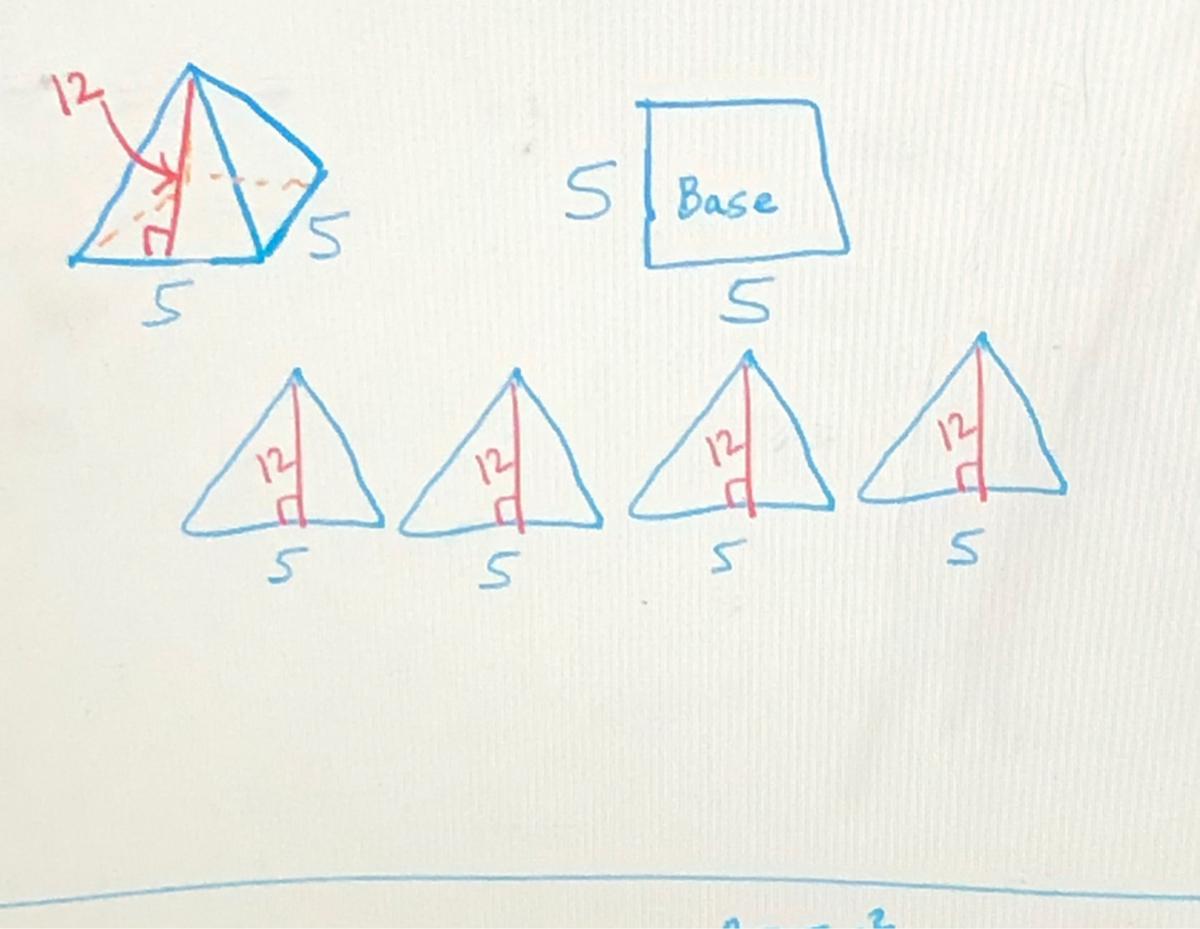Find the surface area using the net. HELP this is really confusing I need the steps if possible :(