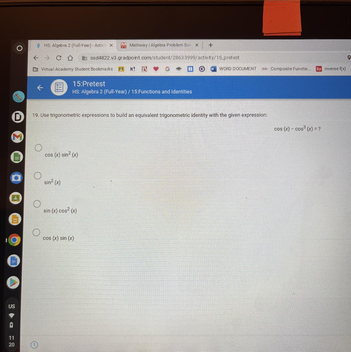 im confused on this question. im taking a pretest and i havent fully learned this material, help!! thank
