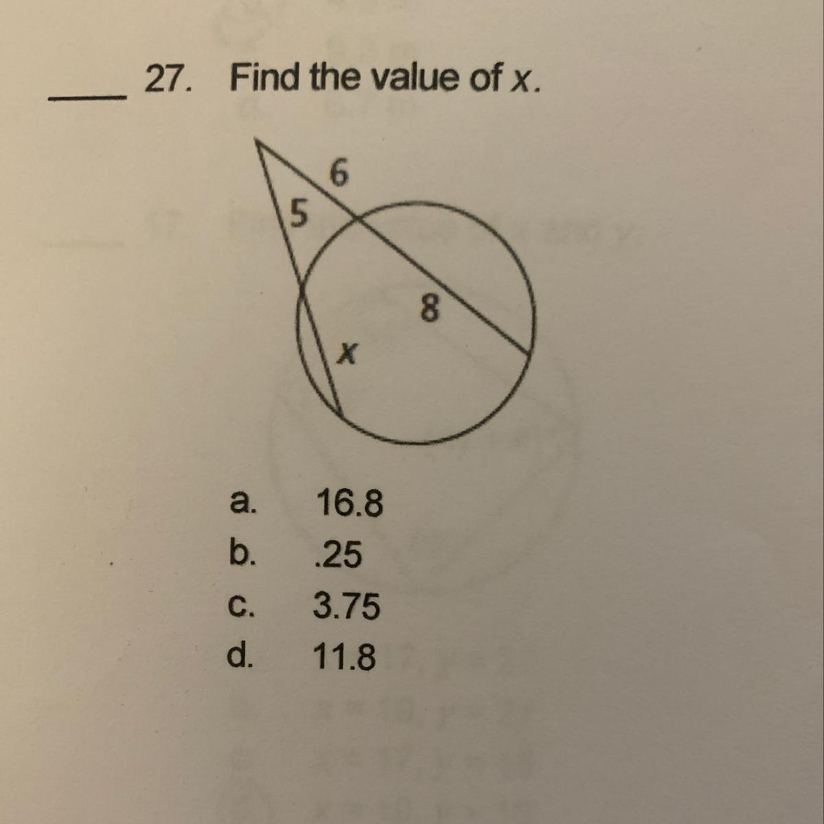 Can Some One Help Me With 27? 