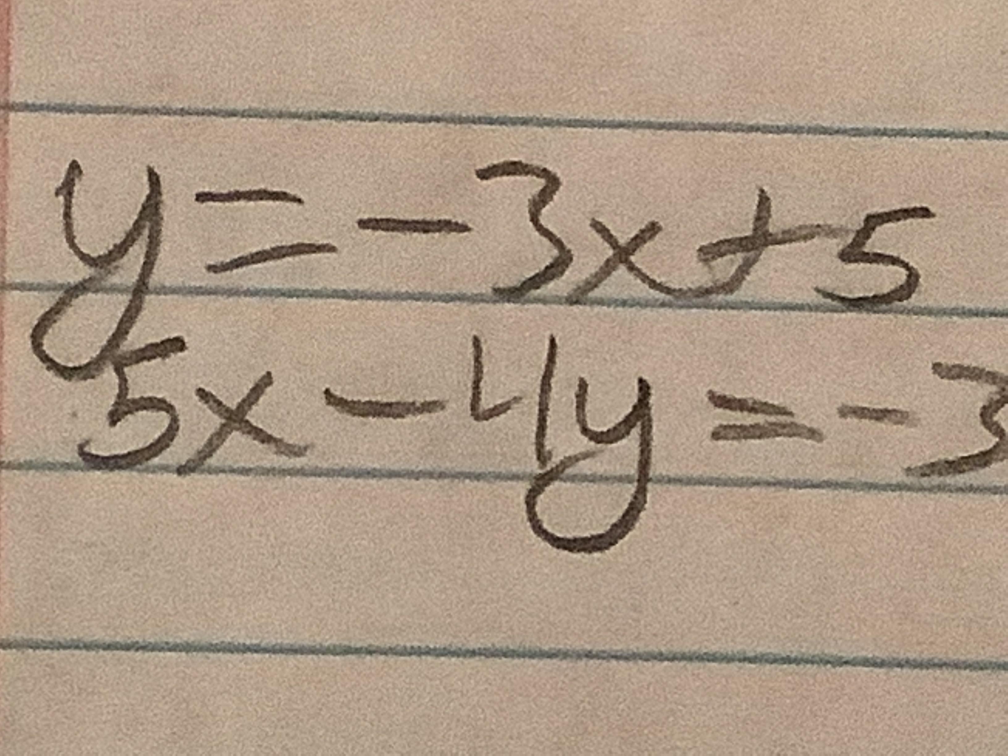 Please help me. Solve this by substitution!!!!!